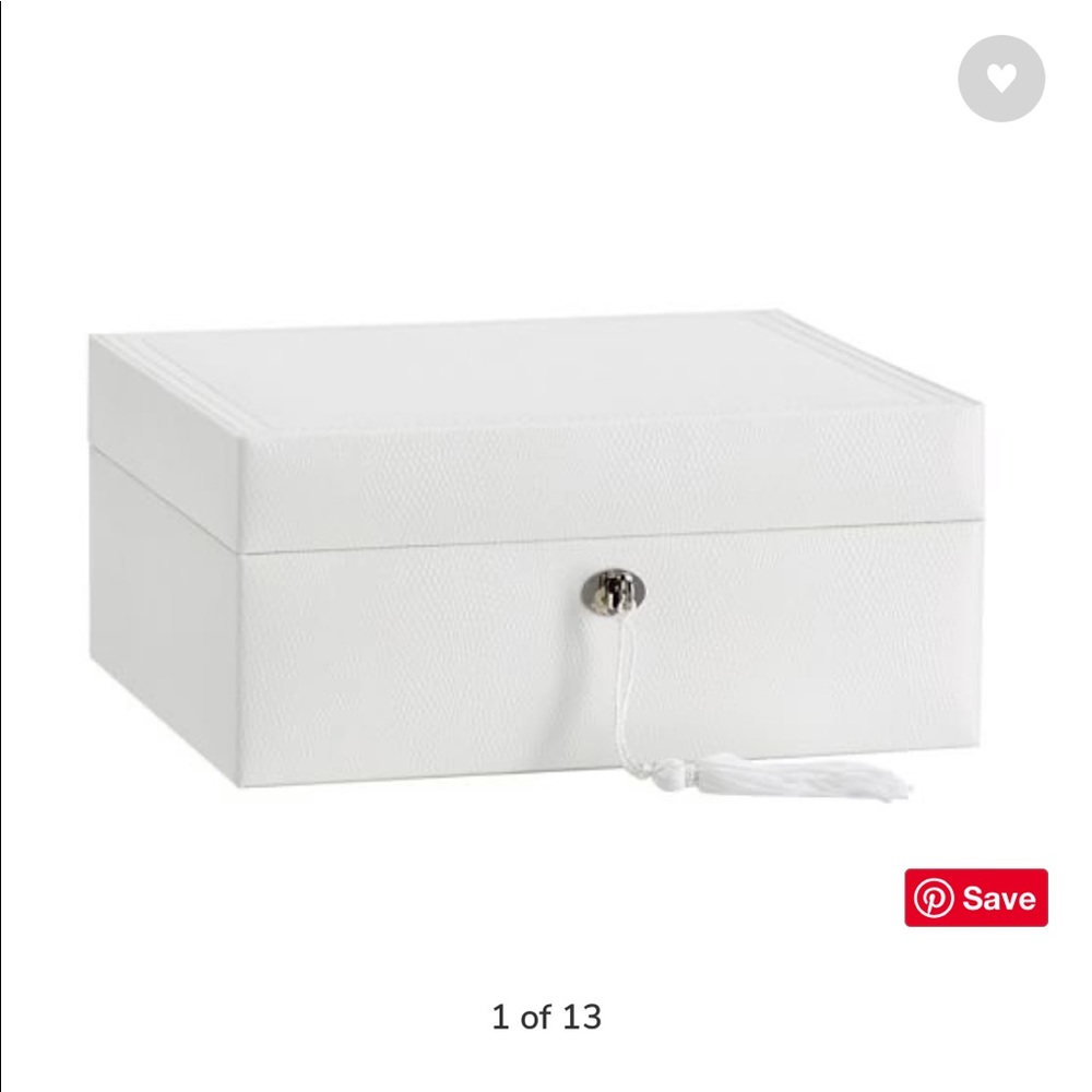 Pottery Barn - Mckenna Leather Medium Jewelry Box